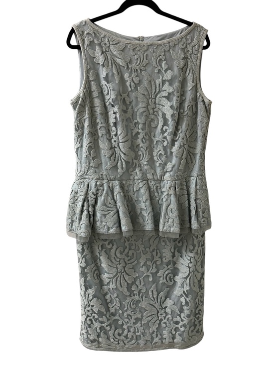 Tadashi Shoji Dresses & Skirts - Tadashi Shoji Light Sage Green Lace Peplum Cocktail Dress